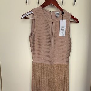 Herve Leger Fringe Tier Dress with tags
